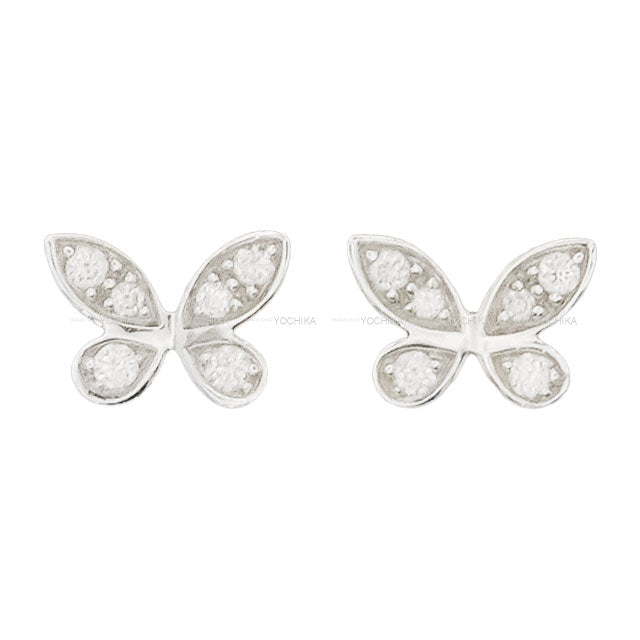 GRAFF pierced earring Pavé Butterfly Mini Stud GF44704[ALMOST NEW][Authentic]