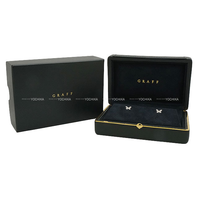 GRAFF pierced earring Pavé Butterfly Mini Stud GF44704[ALMOST NEW][Authentic]