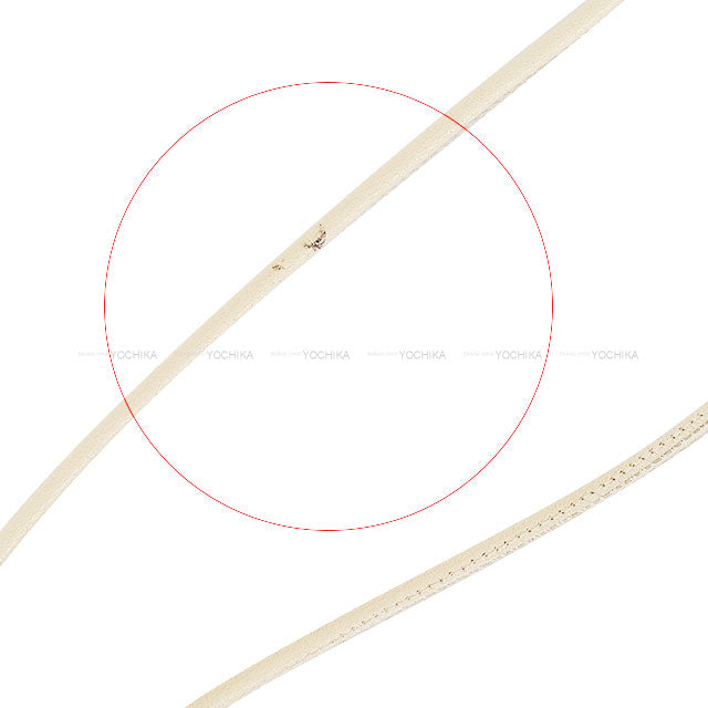 [Pre-loved] HERMES necklace Loop Nata Veau Swift Gold HW[LIKE NEW][Authentic]