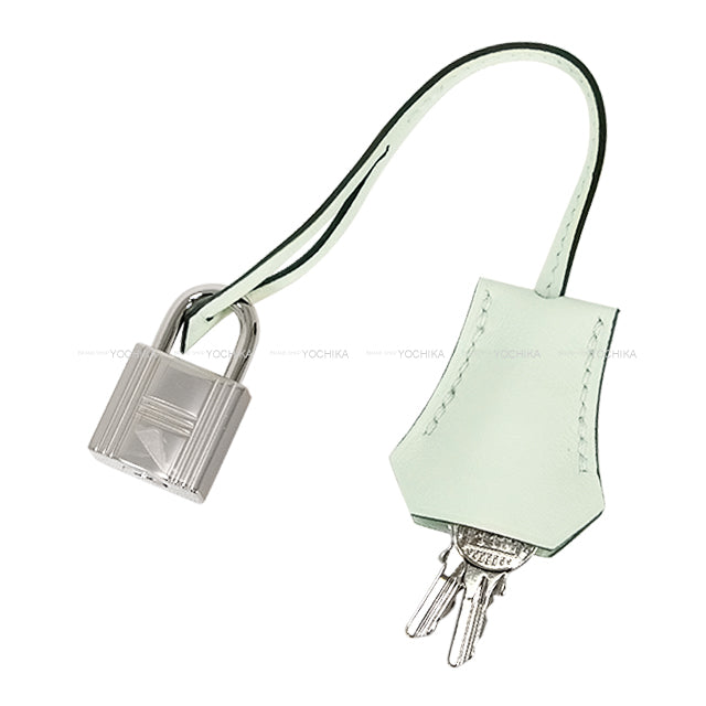 HERMES Handbag Birkin25 Vert Fizz Veau Swift Silver HW Stamp B[EXCELLENT][Authentic]