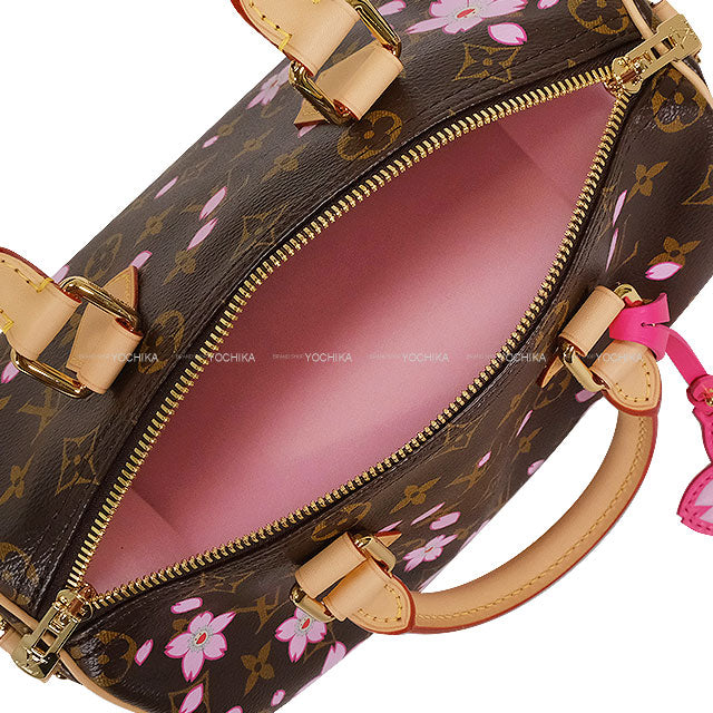LOUIS VUITTON Shoulder bag Speedy Bandouliere 25 Cherry Blossom Monogram Gold HW M14174[BRAND NEW][Authentic]
