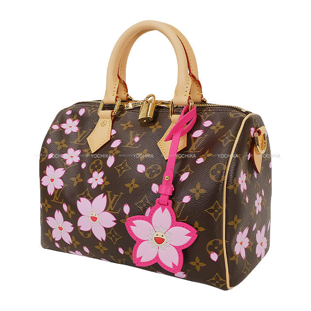 LOUIS VUITTON Shoulder bag Speedy Bandouliere 25 Cherry Blossom Monogram Gold HW M14174[BRAND NEW][Authentic]