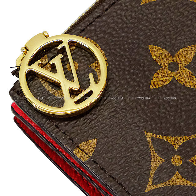[Pre-loved] LOUIS VUITTON Bi-fold wallet LV×TM Cherry Blossom PORTEFEUILLE LISA Takashi MurakamiMonogram Gold HW M13420[USED SA][Authentic]