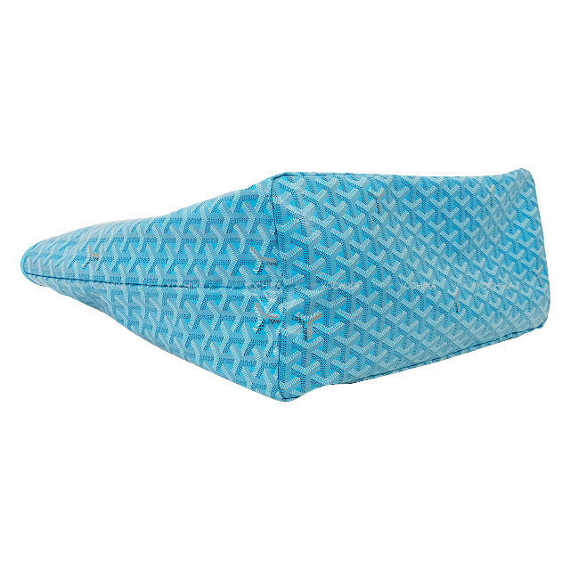 2024 Limited Edition GOYARD Shoulder bag SAINT LOUI GM Barry's Beach Towel Turquoise PVC coated canvas[EXCELLENT][Authentic]