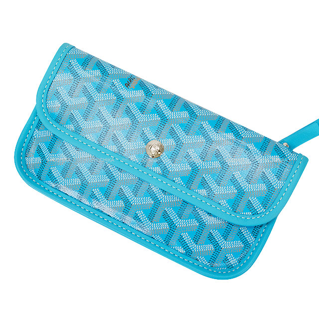 2024 Limited Edition GOYARD Shoulder bag SAINT LOUI GM Barry's Beach Towel Turquoise PVC coated canvas[EXCELLENT][Authentic]