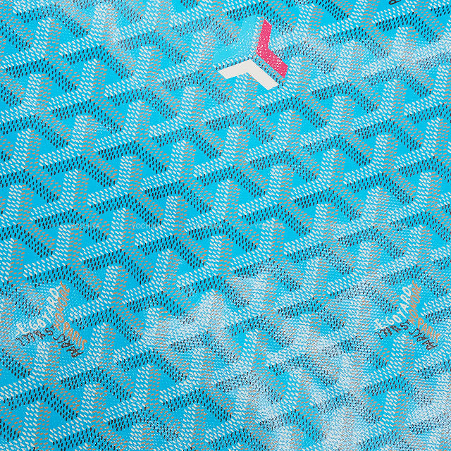 2024 Limited Edition GOYARD Shoulder bag SAINT LOUI GM Barry's Beach Towel Turquoise PVC coated canvas[EXCELLENT][Authentic]