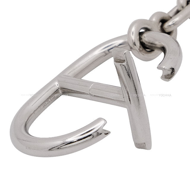 [Pre-loved] HERMES keyring(key holder) Metal Key Chain Chaine D’Ancre Strap Silver Silver HW[USED A][Authentic]