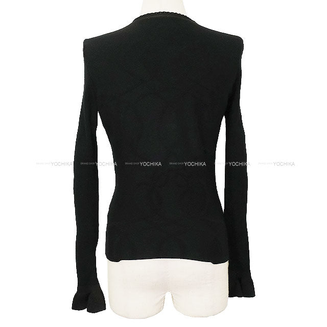 2025 AW HERMES Knit Ladies PALEFROI REMIX Noir (Black) Wool100% ♯34 5H2636DF[EXCELLENT][Authentic]