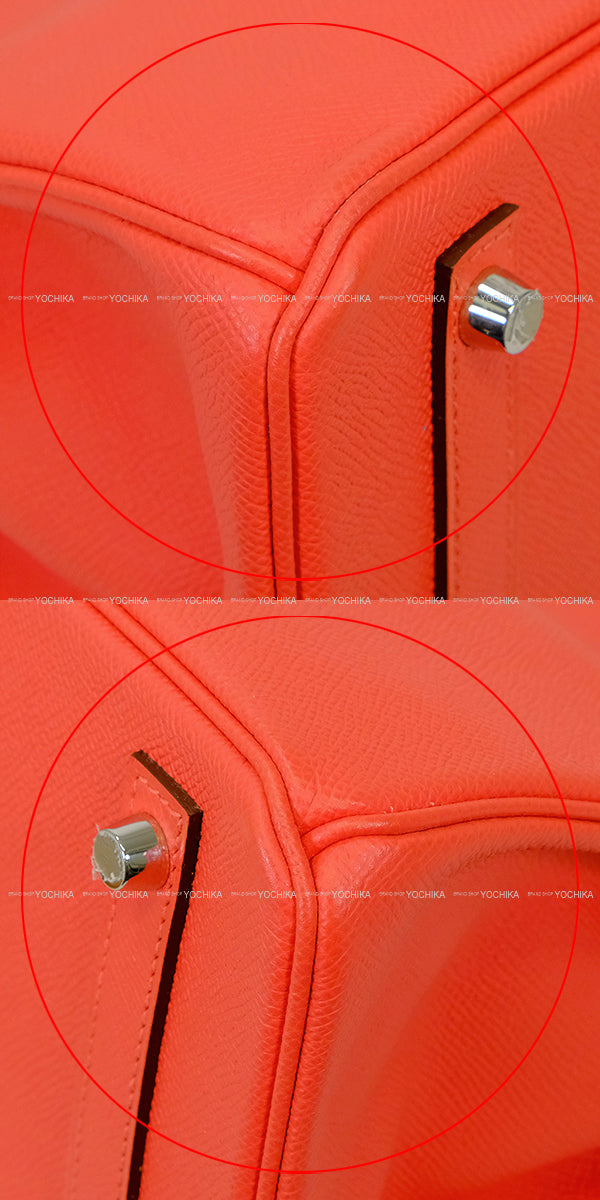 [Pre-loved] HERMES Handbag Birkin30 Rose Jaipur Veau Epsom Silver HW Stamp A[USED SA][Authentic]