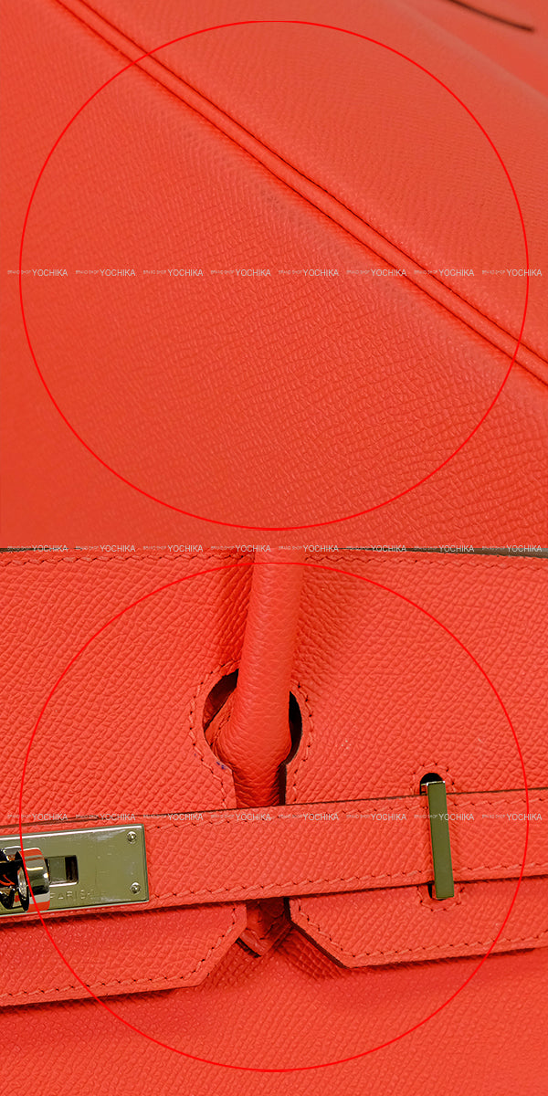 [Pre-loved] HERMES Handbag Birkin30 Rose Jaipur Veau Epsom Silver HW Stamp A[USED SA][Authentic]