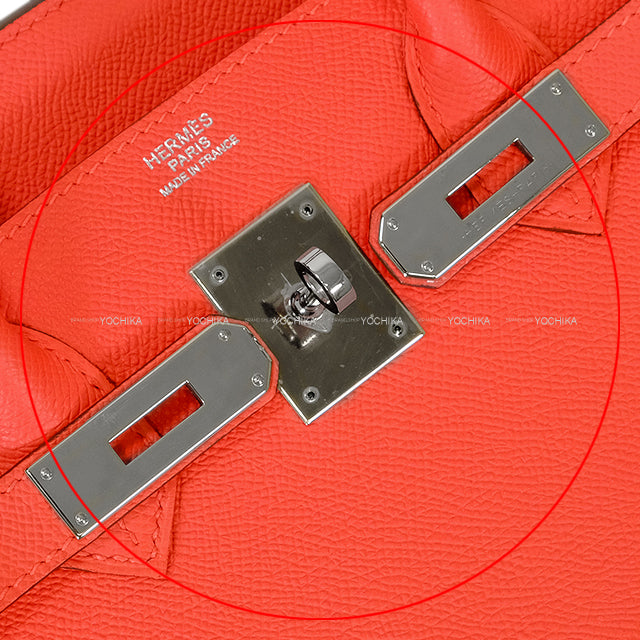 [Pre-loved] HERMES Handbag Birkin30 Rose Jaipur Veau Epsom Silver HW Stamp A[USED SA][Authentic]