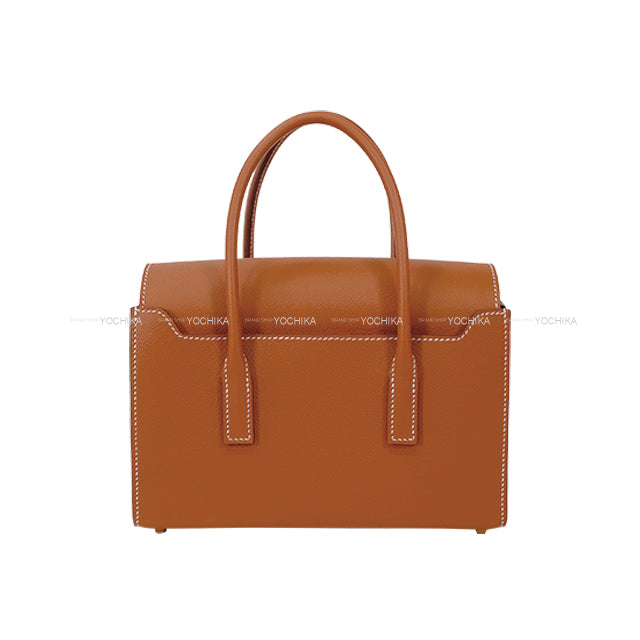 HERMES Handbag NEW DRAG 2 22 Gold Evercolor Gold HW Stamp W[EXCELLENT][Authentic]