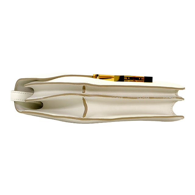 [Pre-loved] HERMES Shoulder bag Constance 3 18 Miroir Craie Veau Swift Gold HW Stamp W[LIKE NEW][Authentic]