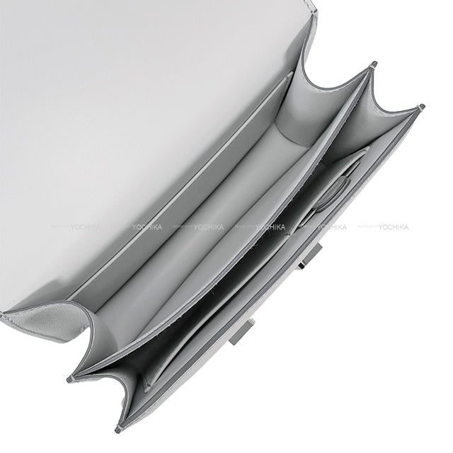 HERMES Shoulder bag Constance 3 18 Miroir Argente (Metallic Silver) Chevre Mysore Silver HW Stamp K[BRAND NEW][Authentic]