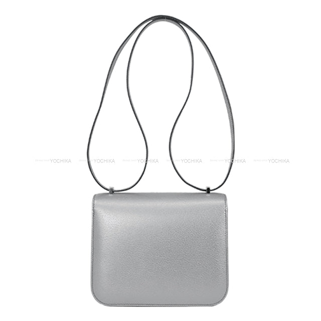 HERMES Shoulder bag Constance 3 18 Miroir Argente (Metallic Silver) Chevre Mysore Silver HW Stamp K[BRAND NEW][Authentic]