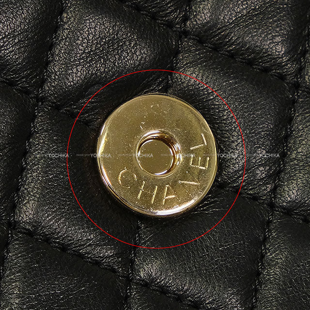 [Pre-loved] CHANEL Shoulder bag Westminster Pearl Chain Noir (Black) Lambskin Champagne Gold HW A39011[USED SA][Authentic]