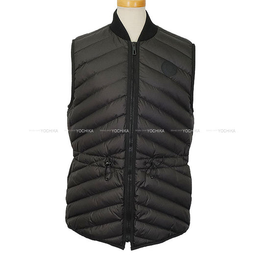 [Pre-loved] HERMES Down vest Clou de Selle Patch Noir (Black) Down/Feather #38 3H0156DA[LIKE NEW][Authentic]