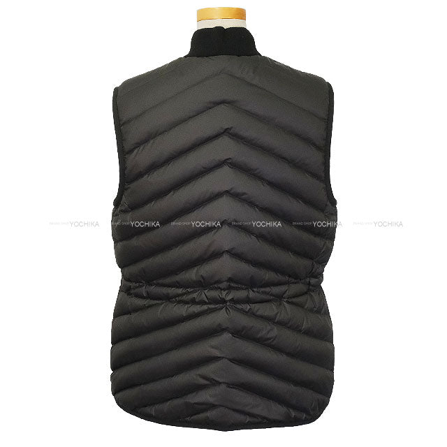 [Pre-loved] HERMES Down vest Clou de Selle Patch Noir (Black) Down/Feather #38 3H0156DA[LIKE NEW][Authentic]