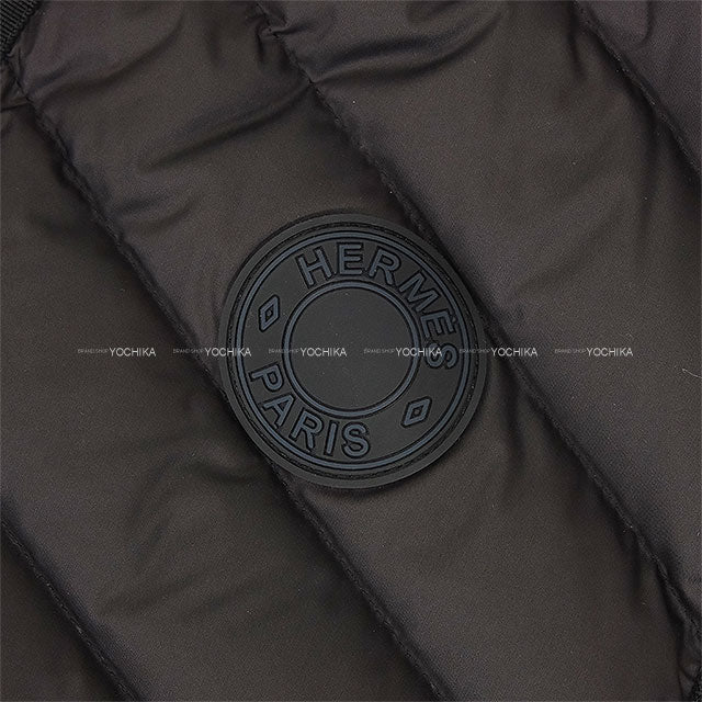[Pre-loved] HERMES Down vest Clou de Selle Patch Noir (Black) Down/Feather #38 3H0156DA[LIKE NEW][Authentic]