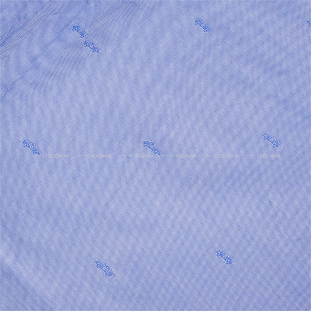 HERMES Long sleeve shirt Men’s Dress Blue Cotton100% #42 Silver HW 166060HA7042[EXCELLENT][Authentic]