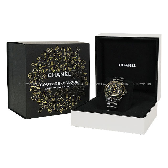 [Pre-loved] CHANEL Watches J12 Couture 38mm Noir (Black) Ceramic H9762[USED A][Authentic]