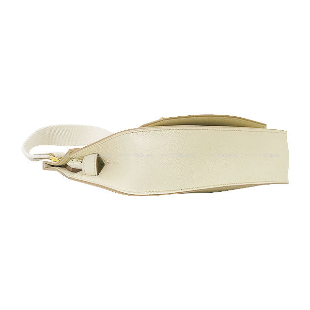 HERMES Shoulder bag Jypsiere Mini Beton Evercolor Gold HW Stamp B[EXCELLENT][Authentic]