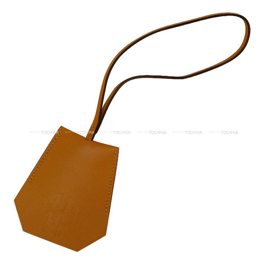 2024 HERMES Years Gift key ring Crochet Gold Veau Swift Silver HW[BRAND NEW][Authentic]