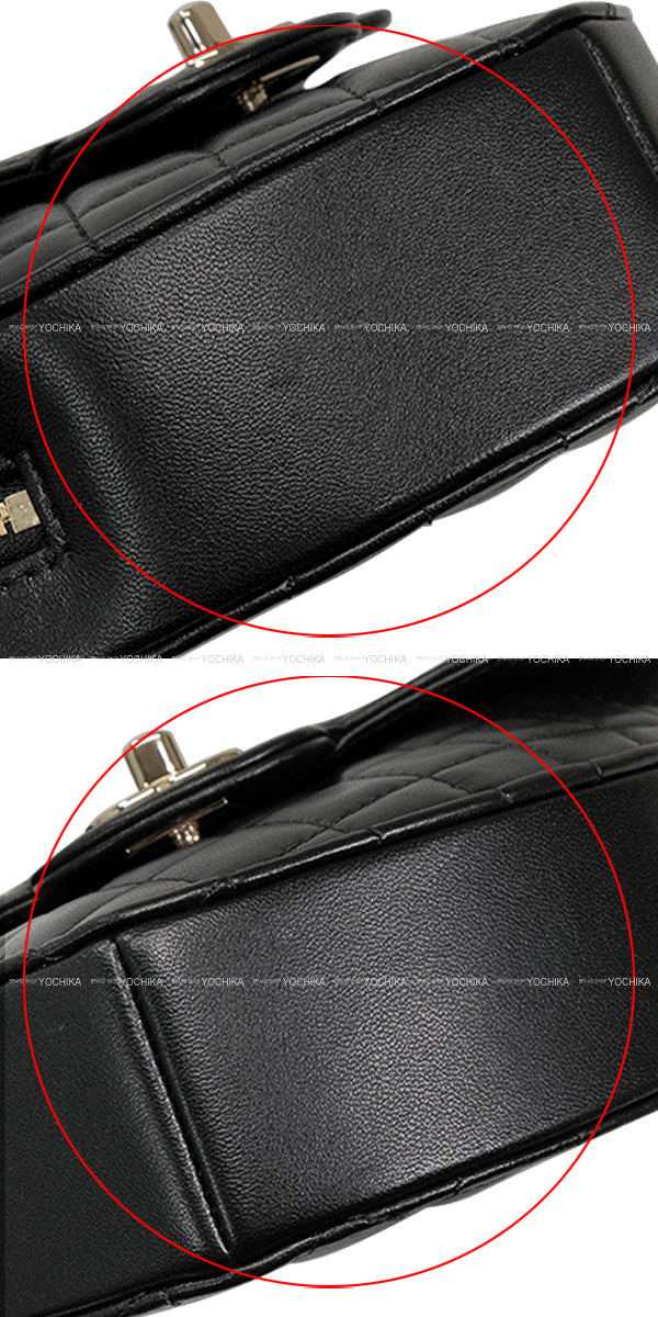 [Pre-loved] CHANEL Shoulder bag Heart Shape Matelasse COCO Mark Large Noir (Black) Lambskin Champagne Gold HW AS3191[LIKE NEW][Authentic]