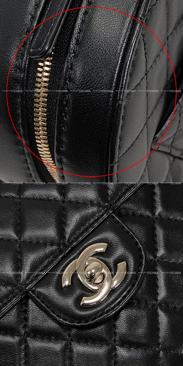 [Pre-loved] CHANEL Shoulder bag Heart Shape Matelasse COCO Mark Large Noir (Black) Lambskin Champagne Gold HW AS3191[LIKE NEW][Authentic]
