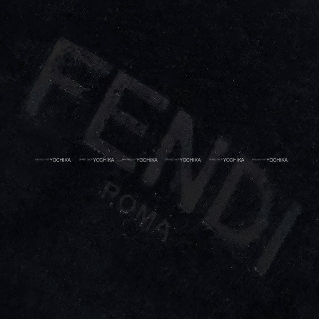 FENDI hair accessories FF Jacquard Fabric Headband Brown Cow Leather/Cotton FXQ915ALSFFQQE1[EXCELLENT][Authentic]