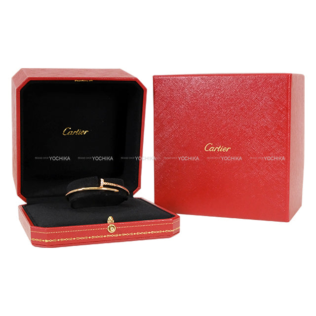 [Pre-loved] CARTIER bracelet Juste un Clou Small Pink Gold K18PG/Diamond B6065817[LIKE NEW][Authentic]