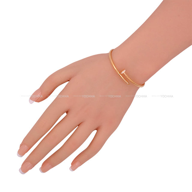 [Pre-loved] CARTIER bracelet Juste un Clou Small Pink Gold K18PG/Diamond B6065817[LIKE NEW][Authentic]
