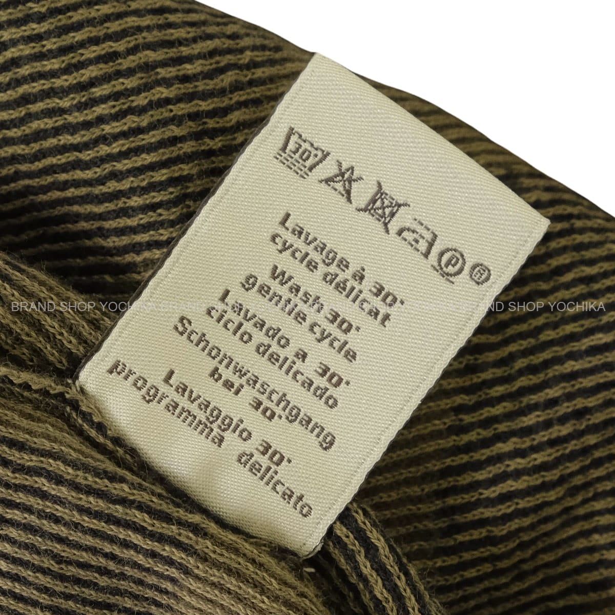 HERMES Knit Men’s Summer Puzzle FloralArgile Cotton100% #S[EXCELLENT][Authentic]