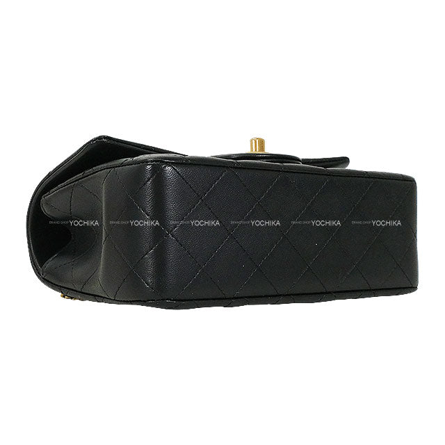 [Pre-loved] CHANEL Shoulder bag Matrasse Top Handle Mini Flap 2Way Noir (Black) Lambskin Antique Gold HW[LIKE NEW][Authentic]