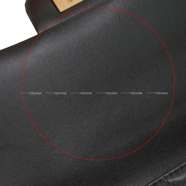 [Pre-loved] CHANEL Shoulder bag Matrasse Top Handle Mini Flap 2Way Noir (Black) Lambskin Antique Gold HW[LIKE NEW][Authentic]