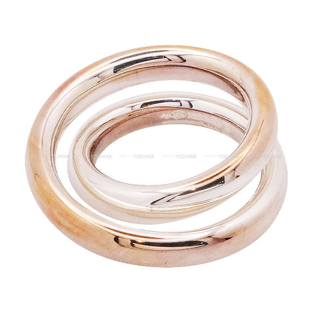 HERMES ring Vertige Silver Silver925 (SV925 Ag925) #51 Silver HW[EXCELLENT][Authentic]