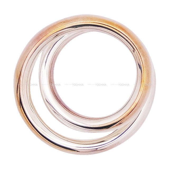 HERMES ring Vertige Silver Silver925 (SV925 Ag925) #51 Silver HW[EXCELLENT][Authentic]