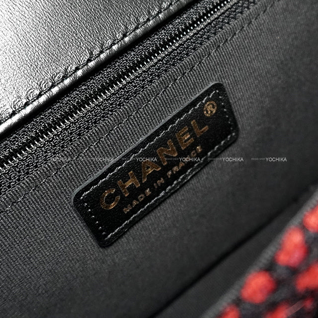 24-25AW CHANEL Shoulder bag Matelasse Coco mark Chain Mini Red Tweed Antique Gold HW AS5026[BRAND NEW][Authentic]