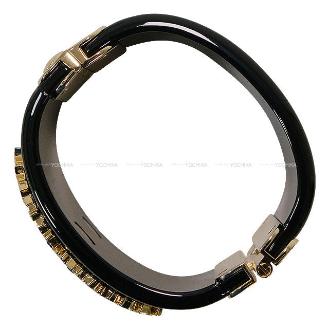 CHANEL bangle COCO mark Star rhinestone Noir (Black) Champagne Gold HW[BRAND NEW][Authentic]