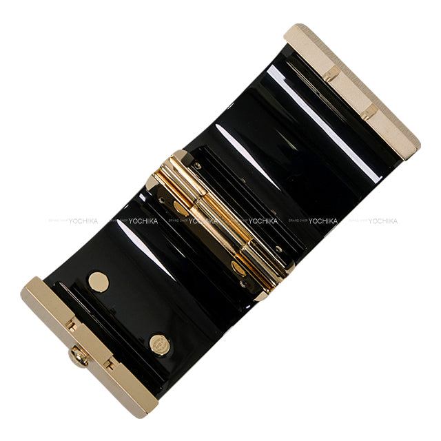 CHANEL bangle No.5 COCO Mark rhinestone Noir (Black) Champagne Gold HW[BRAND NEW][Authentic]