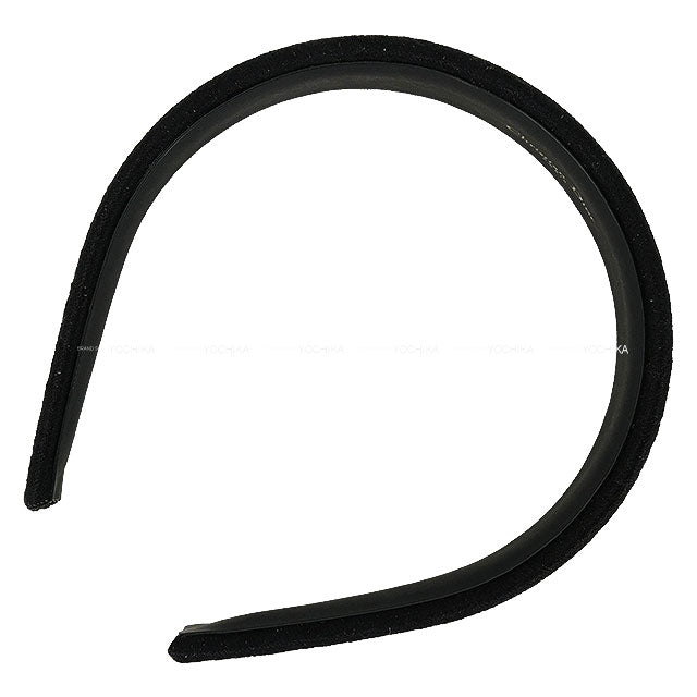 Dior hair accessories Headband Houndstooth Noir (Black)/Blanc (White) Leather/Fabric 35H8P958X132_C933[EXCELLENT][Authentic]