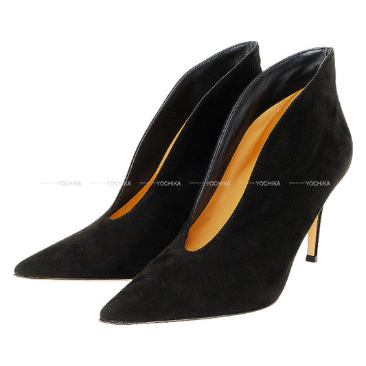 Gianvito Rossi pumps VANIA Noir (Black) Suede #38 G20496[EXCELLENT][Authentic]