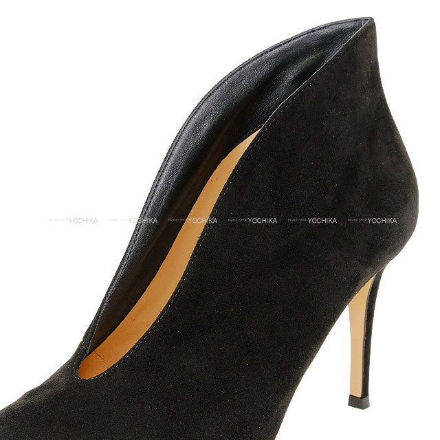 Gianvito Rossi pumps VANIA Noir (Black) Suede #38 G20496[EXCELLENT][Authentic]