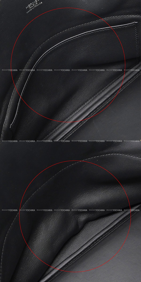 [Pre-loved] HERMES Shoulder bag Bolide31 Noir (Black) Taurillon Clemence Silver HW Stamp A[USED A][Authentic]