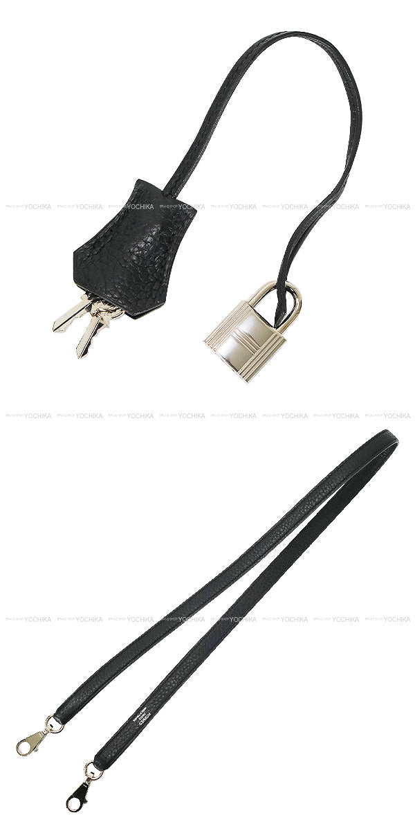 [Pre-loved] HERMES Shoulder bag Bolide31 Noir (Black) Taurillon Clemence Silver HW Stamp A[USED A][Authentic]