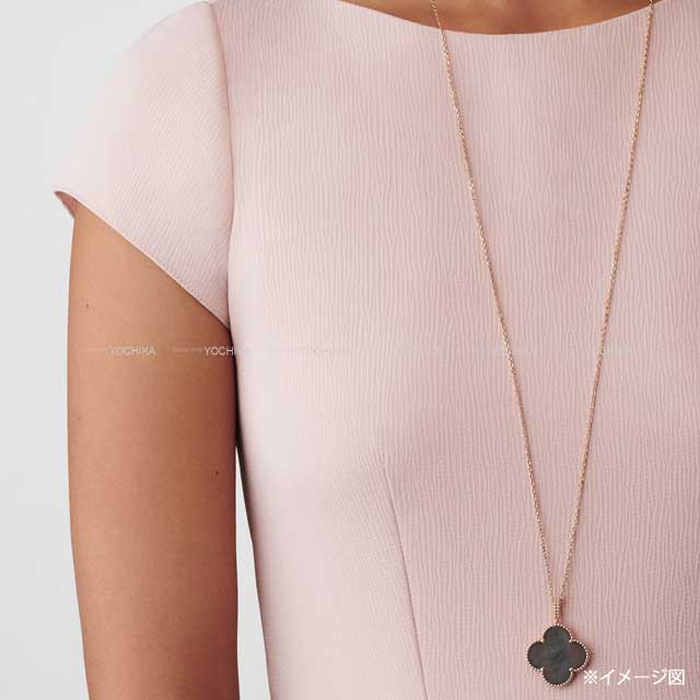 [Pre-loved] Van Cleef & Arpels necklace Magic Alhambra Long 1 Motif Naturel K18PG/Mother of Pearl VCARP6I200[LIKE NEW][Authentic]