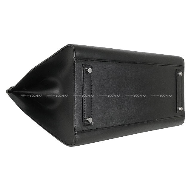 [Pre-loved] HERMES Handbag Birkin40 Sellier Noir (Black) Vache Hunter Silver HW Stamp T[LIKE NEW][Authentic]