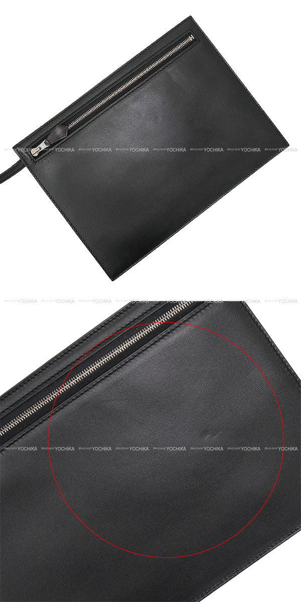 [Pre-loved] HERMES Handbag Birkin40 Sellier Noir (Black) Vache Hunter Silver HW Stamp T[LIKE NEW][Authentic]