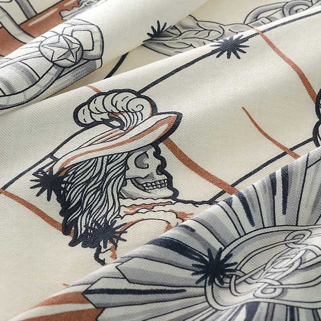 HERMES scarf Carre 140 Chorus Stellarum Blanc (White) Marine/Beige Rose Cashmere70% / Silk30% 243912S04[BRAND NEW][Authentic]