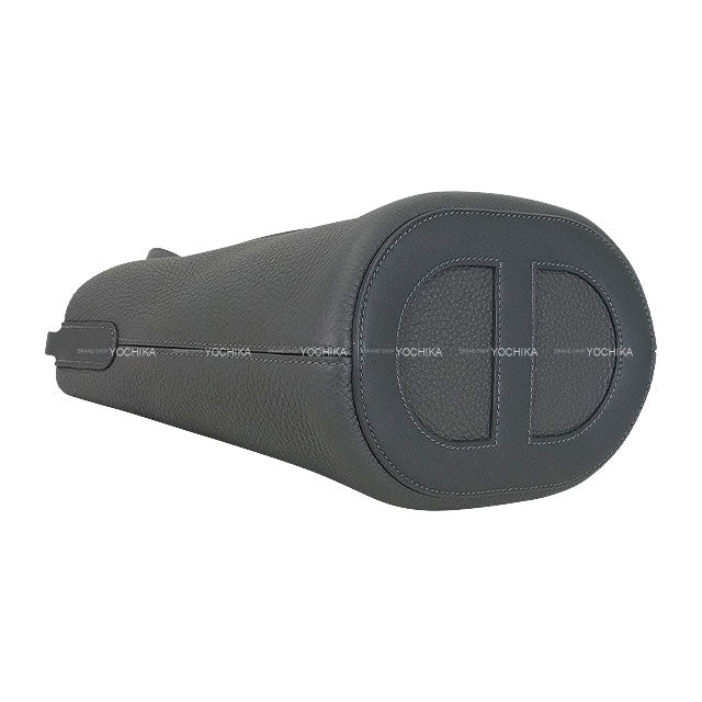 HERMES Handbag In the Loop 18 Ardoise Taurillon Clemence/Veau Swift Silver HW Stamp W[EXCELLENT][Authentic]